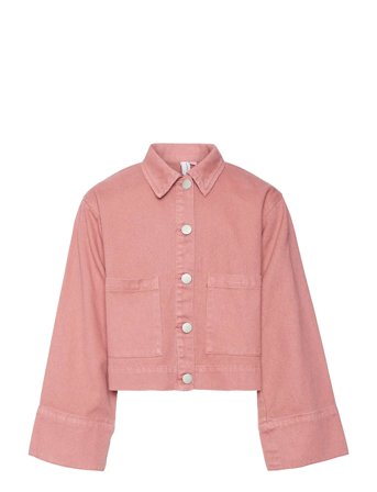 Vero Moda Girl Vmkitt Ls Short Color Jacket Girl Rosa