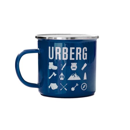 Urberg Emaljmugg 450 ml eating utensils Blue OneSize