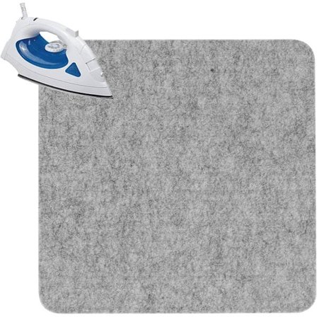 1 st (10 x 10 tum) Högtemperatur Strykmatta Ullfilt