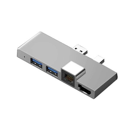 Ekstern harddisk kabinet dockingstation hub 4K kompatibel RJ45 til adapter Microsoft Surface Pro 4 5 6