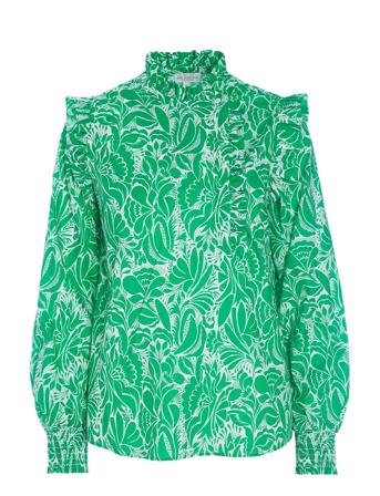 Marisole Ns Bluse Langermet Grønn Dea Kudibal*Betinget Tilbud