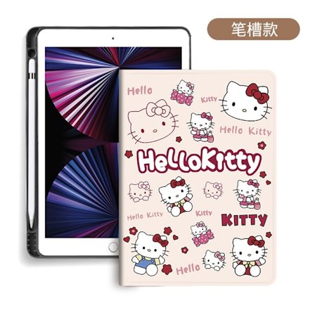 Fodral för iPad 2024 Pro 13" Bok Pen Slot: Foundation KT "Thin Airbag Mini Trifold