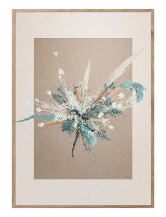 Vintage Flower Deco Cc1 Home Decoration Posters & Frames Posters Botanical Multi/mønstret ChiCura