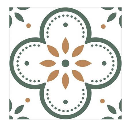 Peel & Stick gulvfliser Selvklæbende fliser 1PC1 1