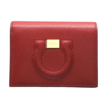 Salvatore Ferragamo Pre-owned, Pre-owned Wallet Rood, Dames, Maat:ONE Size,leather