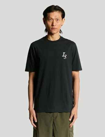 Lyle & Scott Deco Patch T-Shirt - Navy - XXL