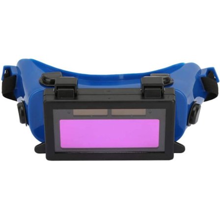 Sveisebriller (blå), automatisk solformørkende øyemaske sveisebriller