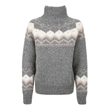 Ermanno Scervino Turtlenecks Grå, Dame Rullekraver