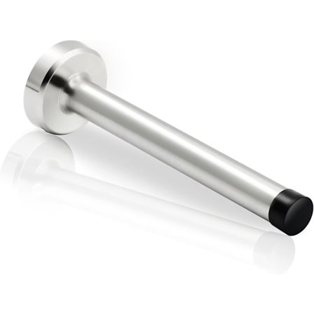 Dörrstopp, 6 tum dörrstopp extra långa dörrstopp i rostfritt stål borstad nickel dörrstopp väggmonterad sockel dörrstopp stötfångare barnsäker mod