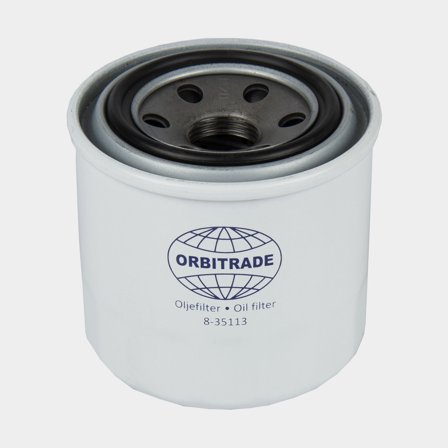 Oil filter Orbitrade 124085-35113 / 124085-35110, for Yanmar 3QM30 & Honda BF150, BF200, BF225