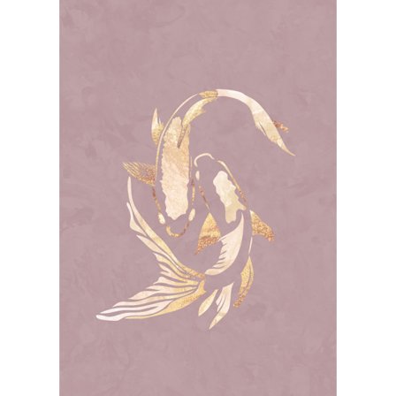 Pink Gold Koi Fish 2