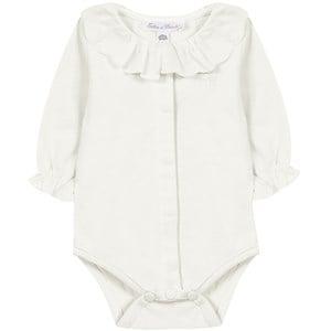 Tartine et Chocolat Cream Baby Body With Ruffle Collar 6 Months - All in ones - 6 months - Cream