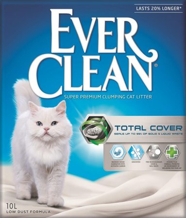 Ever Clean Kattesand Total Cover - 10L