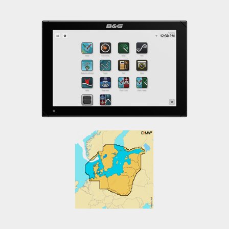 Traceur B&G Zeus S 12" + carte marine électronique (Reveal X) - Skagerrak, Kattegatt & mer Baltique
