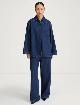 Stylein Karen Denim Jacket - Blue - S