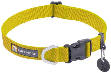RuffWear Hi & Light Collar kaulapanta, keltainen