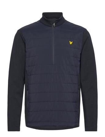 Baffle Quilted Quarter Zip Midlayer Lyle & Scott Sport Navy
