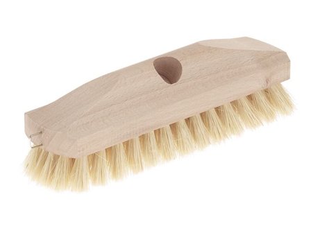 NORDEX Kvasthuvud av trä, styva borsthår, 22 cm, gul - Lyreco - Städ och hygien - Borstar och levanger - Levanger och skurborstar