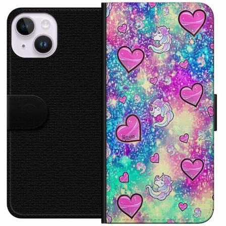 Apple Iphone 14 Plånboksfodral Unicorn Enhörning