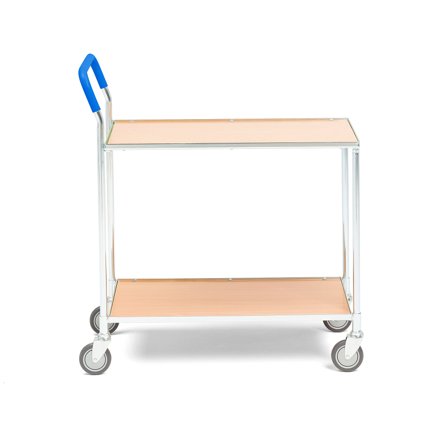 Regalwagen PUSH, TK 100 kg, 760 x 430 x 960 mm, Buche