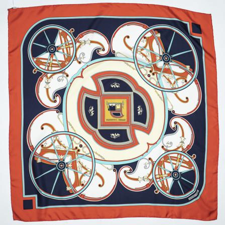 Hermès Vintage, Pre-owned Scarf Rood, Dames, Maat:ONE Size
