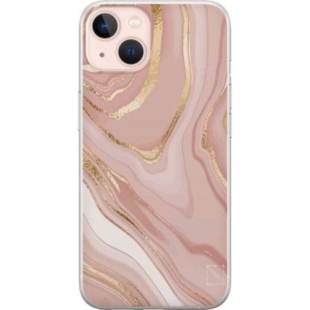 Kompatibelt Mobilskal till Apple Apple iPhone 13 Ljusrosa marmor