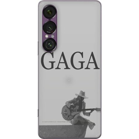 Kompatibel Mobilcover til Sony Xperia 1 VII Stitch omgivet af blåbær med sød kawaii-stil teddybjørn