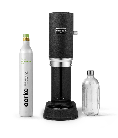 Aarke Kit de démarrage Carbonator Pro Noir Mat - Machine à Eau Gazeuse