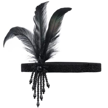 1920-talls Flapper Hodebånd for Kvinner 20-talls Vintage Hodeplagg