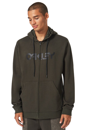 Oakley Teddy Full Zip Hoodie Core Mörk Borste/Svart S
