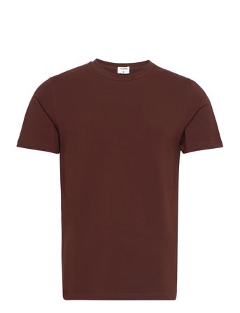 Stretch Cotton Tee T-shirts Short-sleeved Burgunder Filippa K*Betinget Tilbud