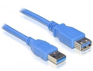 Delock USB-forlengelseskabel - USB til USB - 1 m