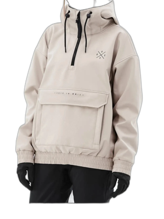 Beige anorak från Dope färgen SAND