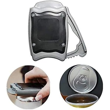 Säker och enkel manuell burköppnare med låsfunktion, inga vassa kanter, professionell och enkel öppnare för hushållskök