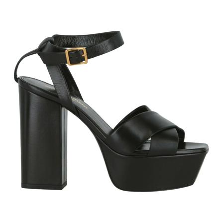 Saint Laurent Heels , Zwart , Dames , Maat: 36 EU Sandalen