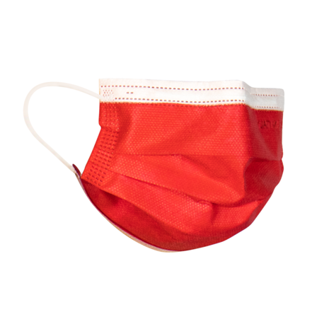 If Medical Mascherina Chirurgica Adulto Rosso 10 Pezzi