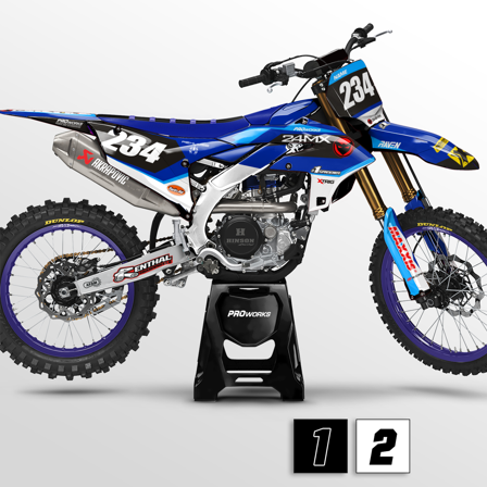 Sada Polepů Yamaha Competition - Yamaha YZ 125X 2020-2025