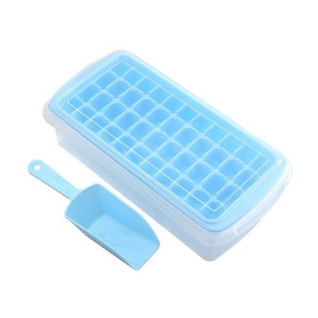 Isbitstråg med Lock och Sopsäck, 44 Silikon Isbitstråg för Frys med Frys