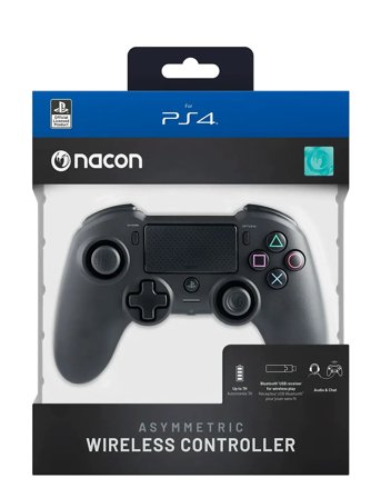 NACON Ps4 Asymmetric Wireless Controller - Black - ONE SIZE