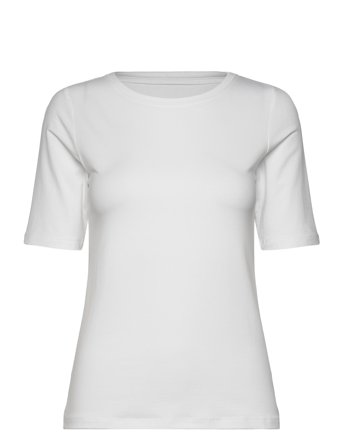 URBAN QUEST Women Bamboo S/S T-Shirt Slim Fit - White - XS