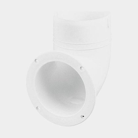 Ventilationsanslutning 90gr 4"