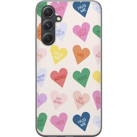 Kompatibelt Mobilskal till Samsung Samsung Galaxy A55 CandyHearts