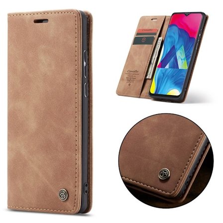 CaseMe vintage Samsung Galaxy M10 fodral - Brun