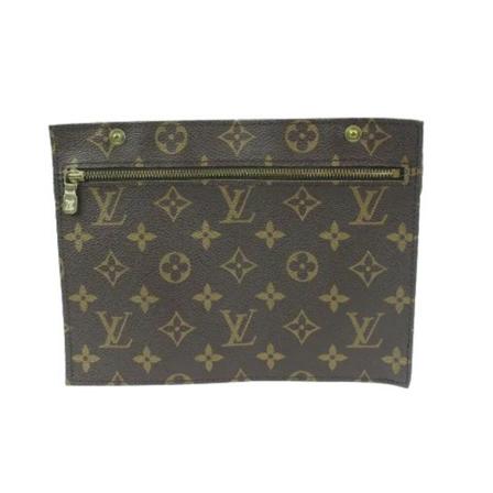 Louis Vuitton Vintage, Pre-owned Canvas louis-vuitton-bags Bruin, Dames, Maat:ONE Size