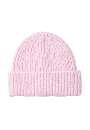 Wera Stickad beanie MOLLY Mössor & hattar Rosa ONESIZE
