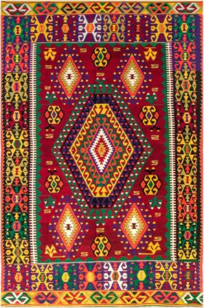 Conceptum Hypnose - Matto (80 x 200) - Punainen - Sileät matot - 80X200 - - Homeroom