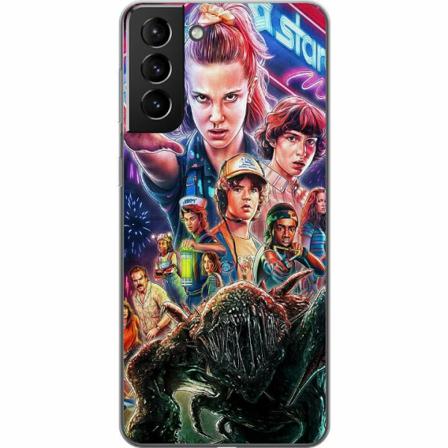 Samsung Galaxy S21+ 5g Genomskinligt Skal Stranger Things