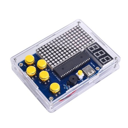 Pixel Spillekonsol Produktionssæt 51 Single-chip Spillekonsol DIY Sæt til Slange/Fly Spil