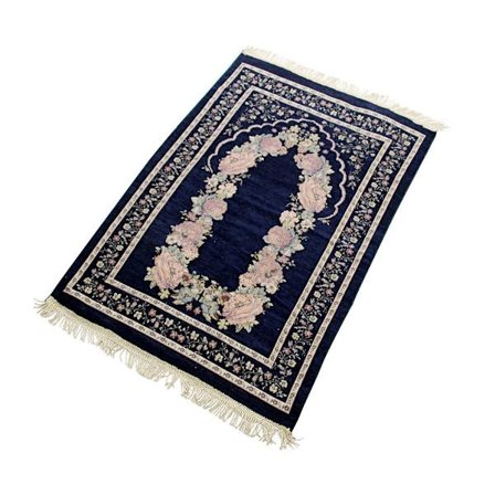 Bærbar muslimsk bønneteppe, for islam bønneteppe teppe lett sammenleggbart ramadan bønnematte flott for bruk hjemme og på reise