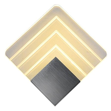 Modern LED-vägglampa för badrum sovrum vägg 6W vägglampa vit inomhusbelysning lampa LED-vägglampa inomhusbelysning svart